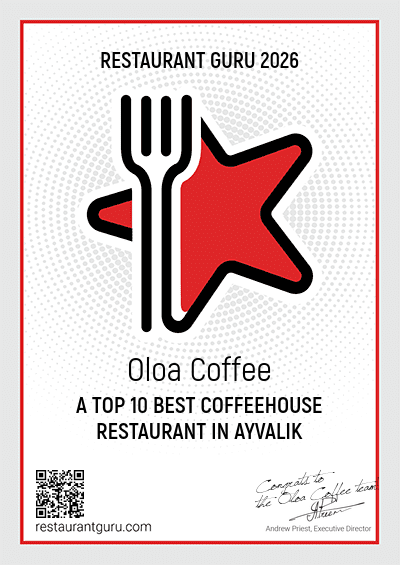 Restaurant Guru 2026 — Oloa Coffee Recommended rozeti